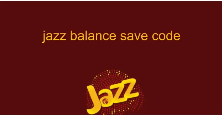 Jazz balance save code *869#