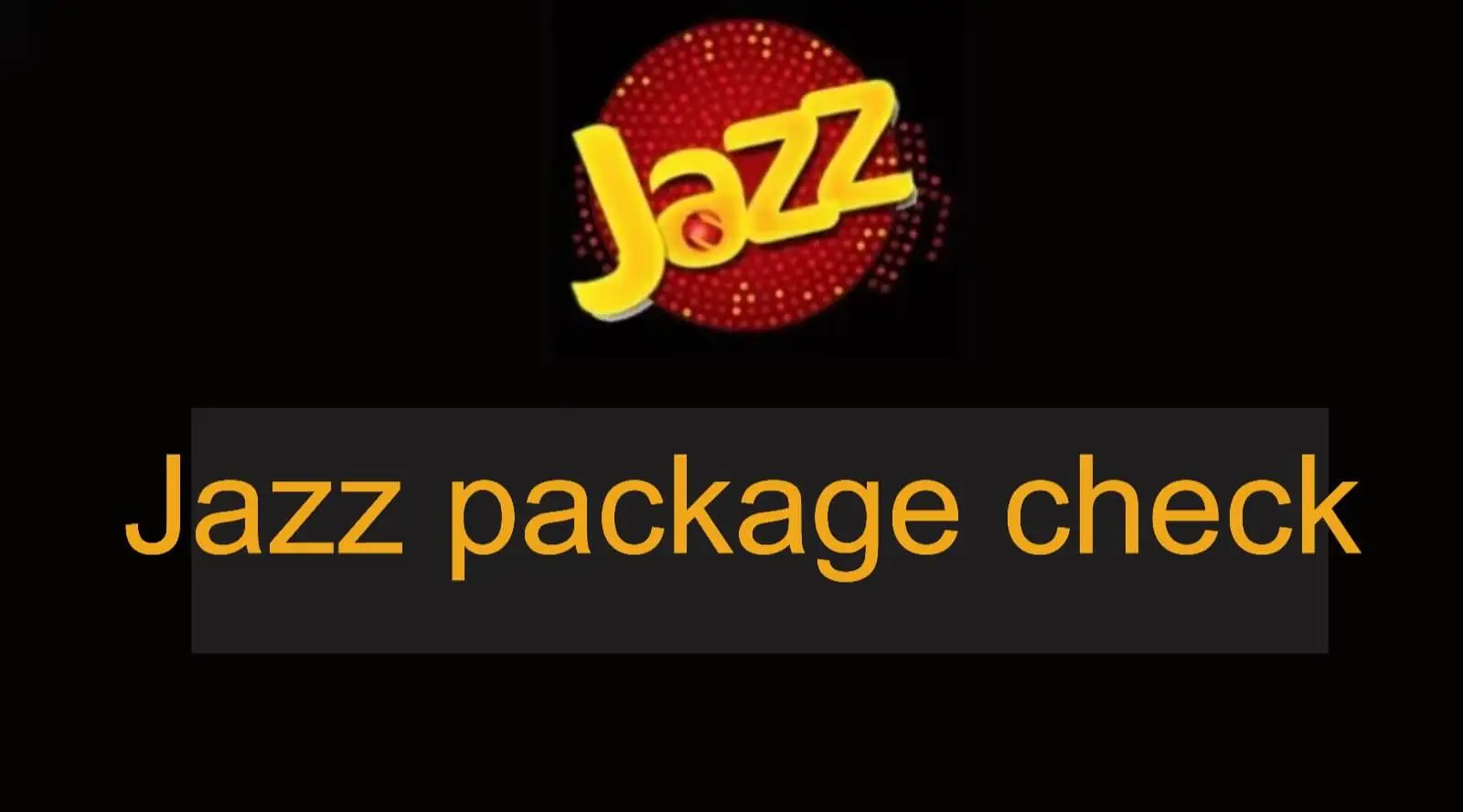 Jazz Package check